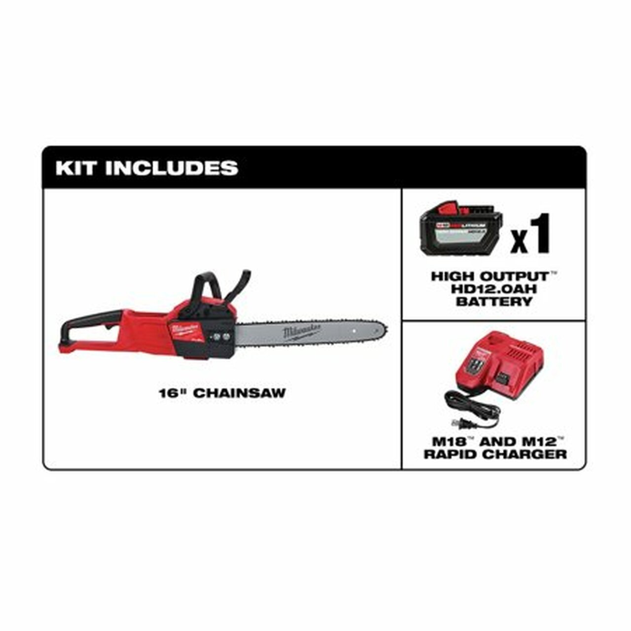 Milwaukee 2727-21HD M18 FUEL 16 in. Chainsaw Kit