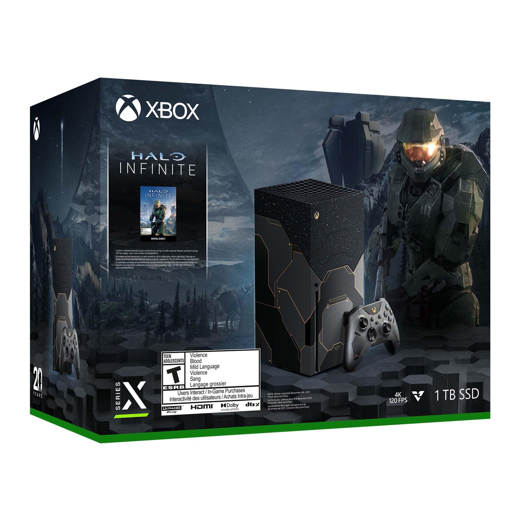 Microsoft Xbox Series X Console Halo Infinite Bundle