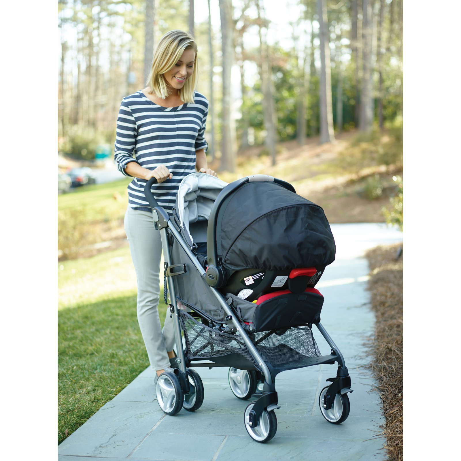 Graco Breaze Click Connect Umbrella Stroller, Pierce