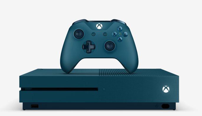 Microsoft Xbox One S 500GB Console Deep Blue Special Edition