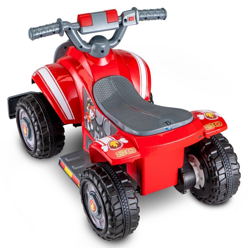 Kid Trax 6V Nickelodeon PAW Patrol Ride with Marshall Quad Powered Ride-On – Red