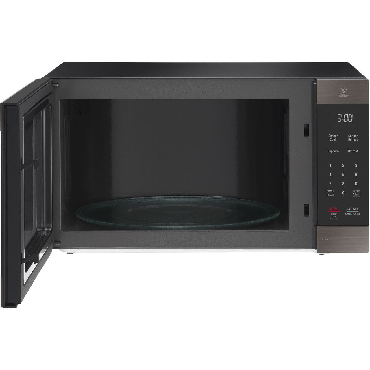 LG NeoChef 2.0 Cu. Ft. 1200W Countertop Microwave, Black Stainless Steel