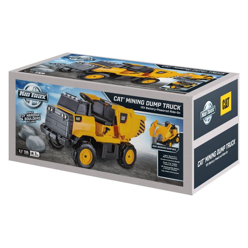 Kid Trax 12V CAT Mining Dumptruck Powered Ride-On – Yellow
