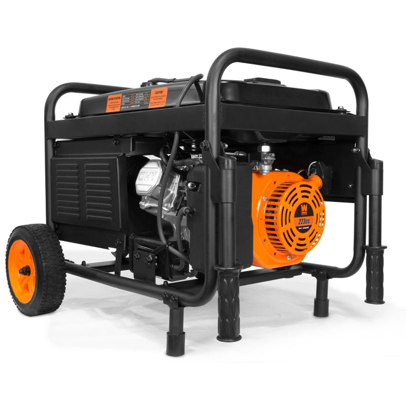 WEN 56475 4750-W Gasoline Powered Portable Generator with Electric Start