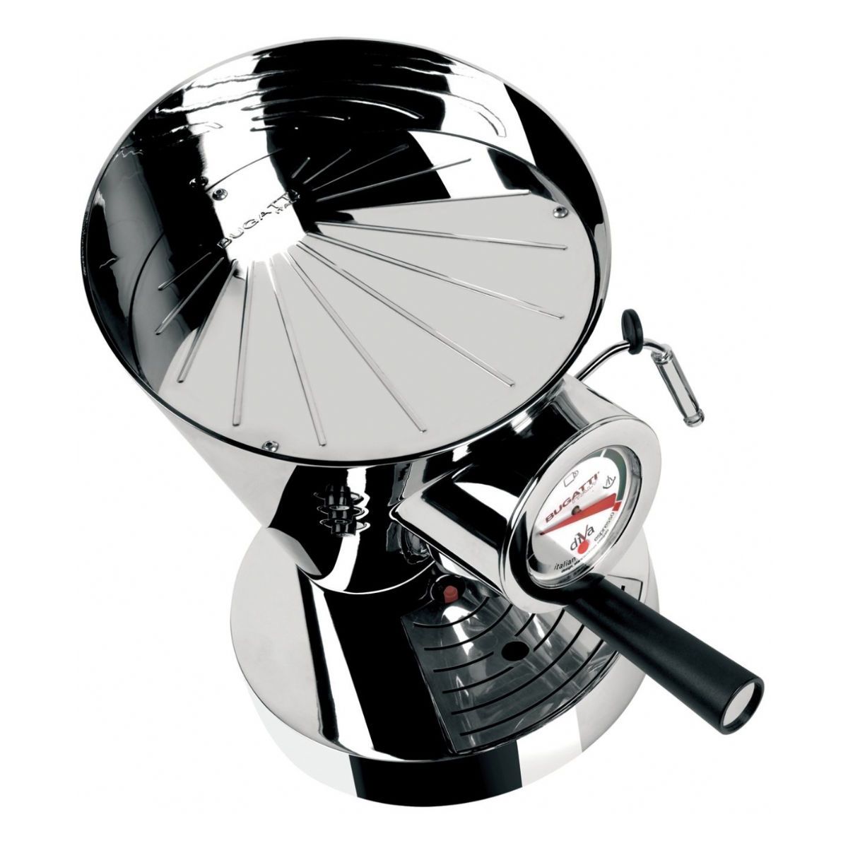 Bugatti Diva Espresso & Cappuccino Machine 15-DIVACR (Chrome)