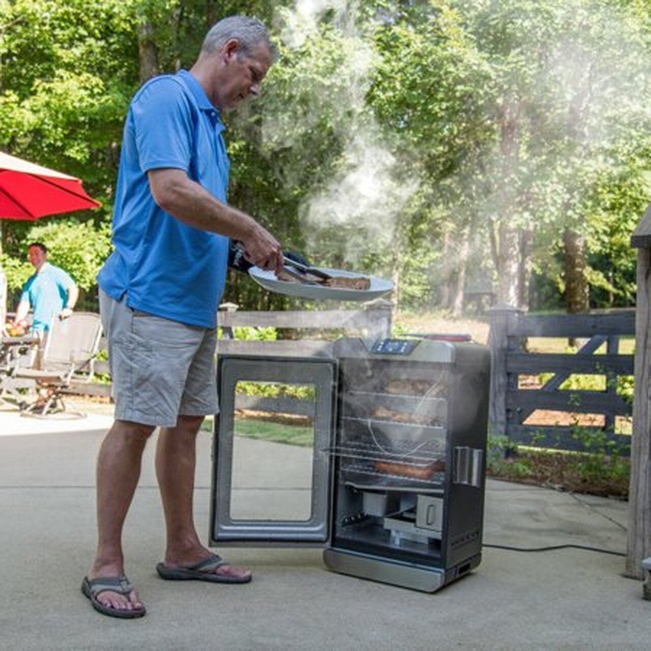 Char-Broil 725 sq in Deluxe Digital Electric Smoker- Stainless Steel