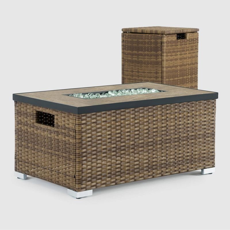 Cheyenne 32″x20″ Patio Fire Table – Sego Lily