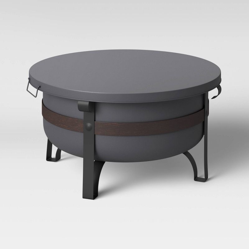 31″ Steel Wood Burning Fire Pit – Bond