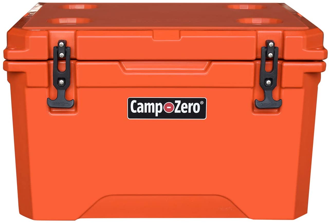 CAMP-ZERO 40 | 42.26 Quart Premium Cooler with 4 Molded-in Cup Holders