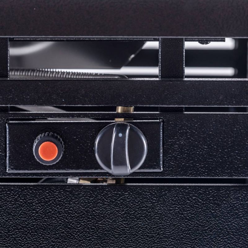 Rectangle Aluminum Fire Pit Table Hammered Black – Legacy Heating