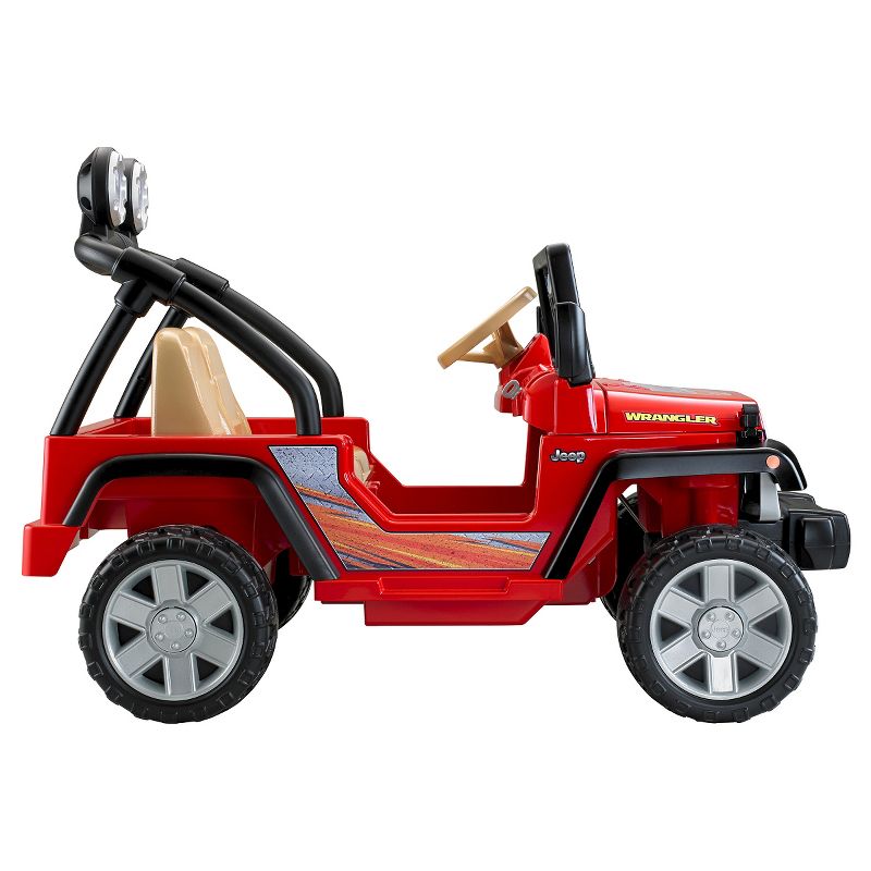 Power Wheels 12V Jeep Wrangler Powered Ride-On – Red