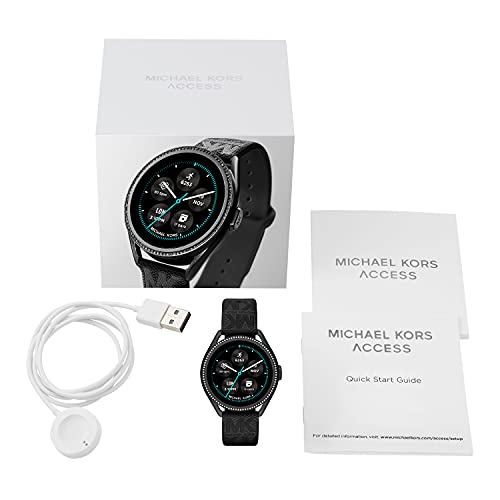 Michael Kors Women's MKGO Gen 5E 43mm Touchscreen Smartwatch with Fitness Tracker, Heart Rate, Contactless Payments, and Smartphone Notifications
