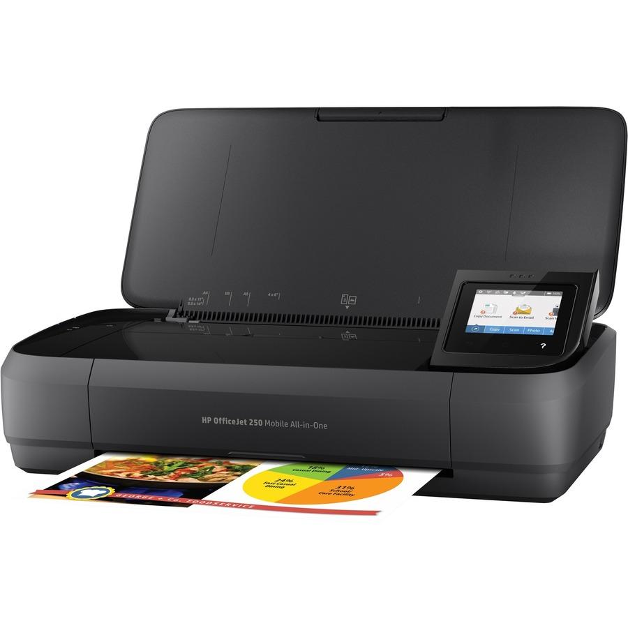 CZ992A#B1H HP Officejet 250 Wireless Inkjet Multifunction Printer – Color