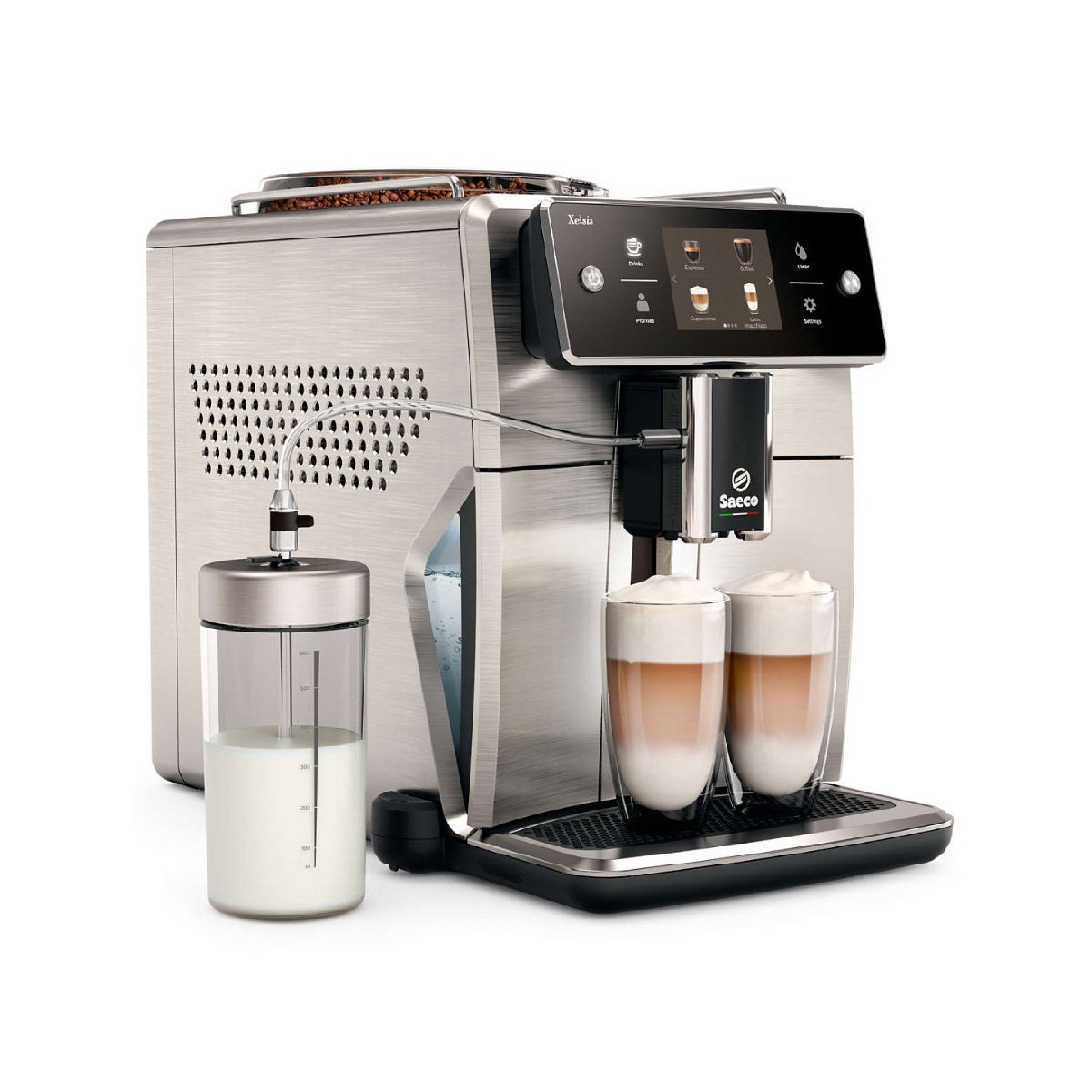 Saeco Xelsis SM7685/04 Super Automatic Espresso Machine (Stainless Steel / Silver) – REFURBISHED