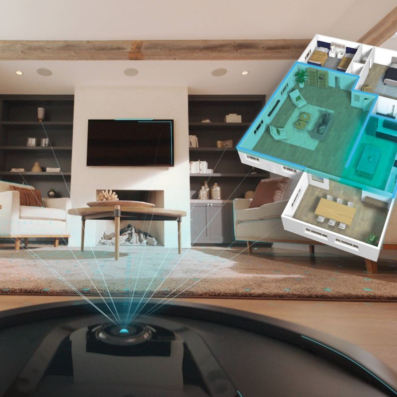 Shark IQ Wi-Fi Connected Robot Vacuum with XL Self-Empty Base – RV1001AE-2