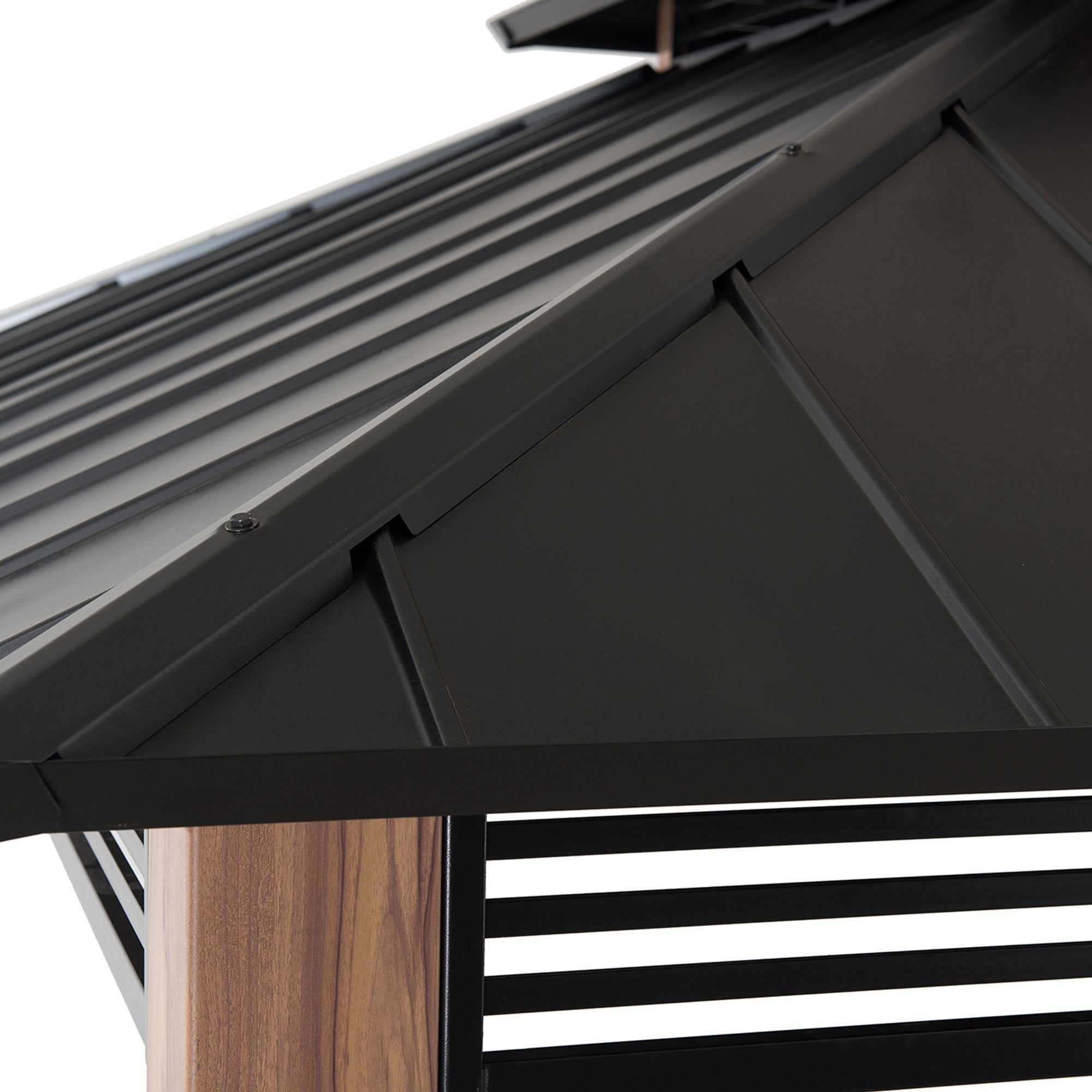 SummerCove Roberts 13 ft. x 15 ft. 2-tier Hardtop Gazebo