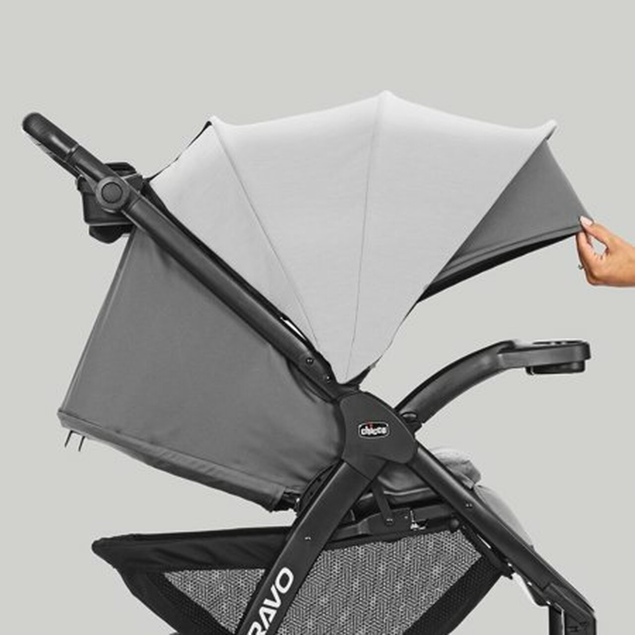 Chicco Bravo LE Trio Travel System, Driftwood