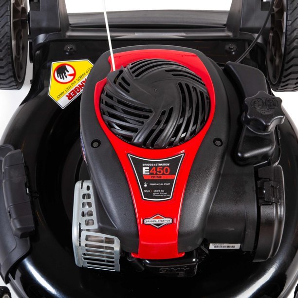 Black Max 21-Inch 125cc Gas Push Mower with Briggs & Stratton Engine