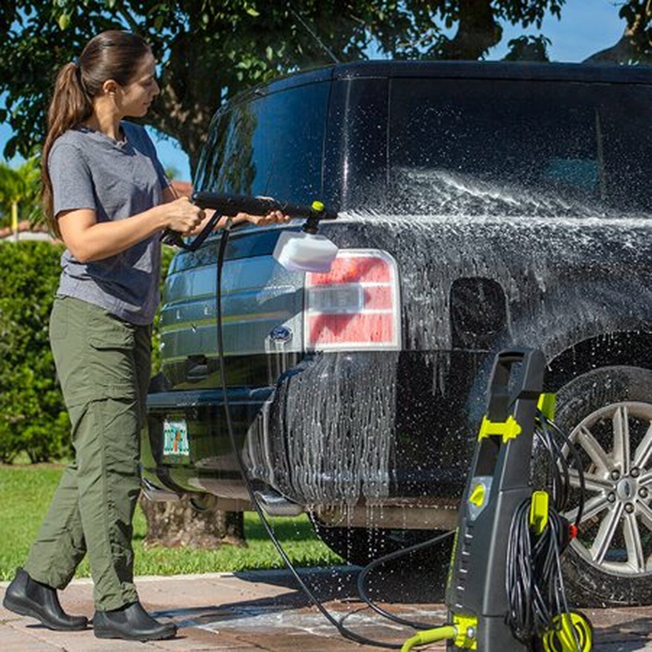 Sun Joe SPX2598-MAX 2000 PSI Electric Pressure Washer with Foam Cannon