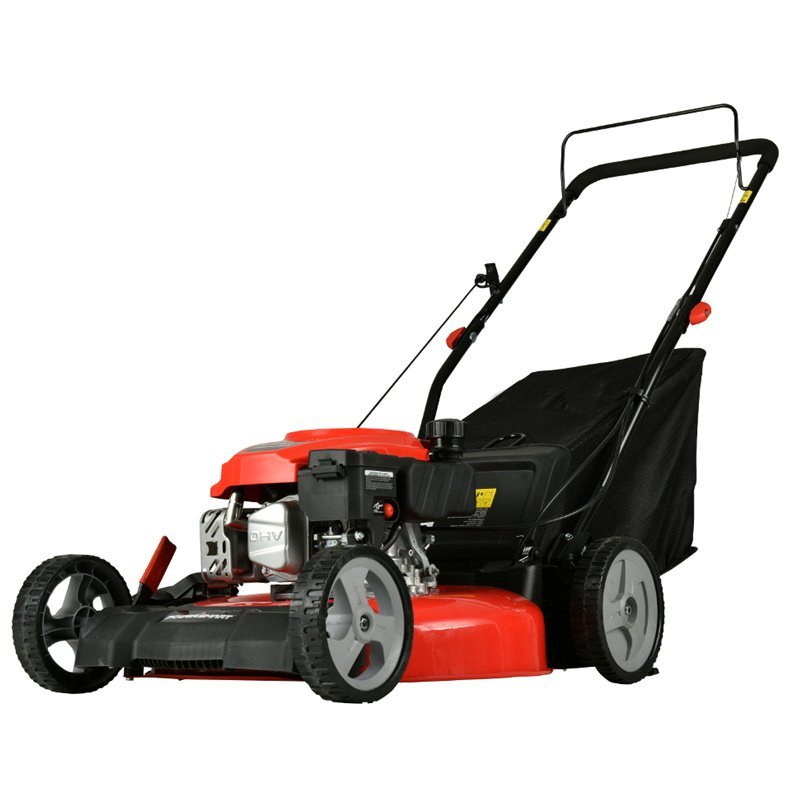 Psm 2521 pr 21 inch 3-in-1 Gas Push Lawn Mower, Red