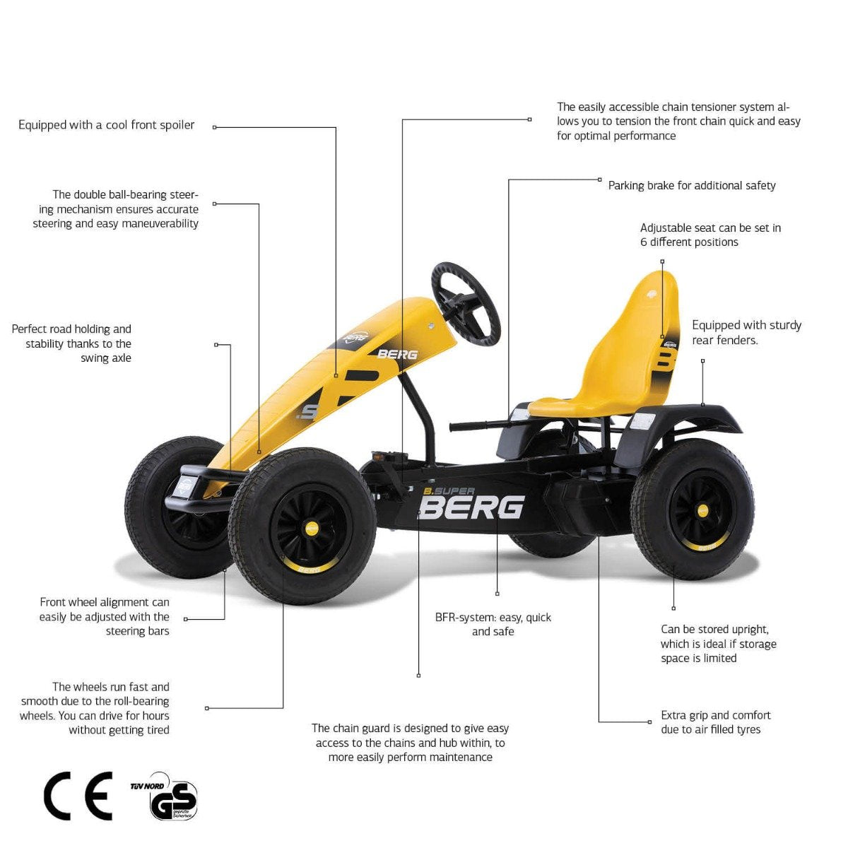 Berg XL B.Super BFR-3 Pedal Go-Kart