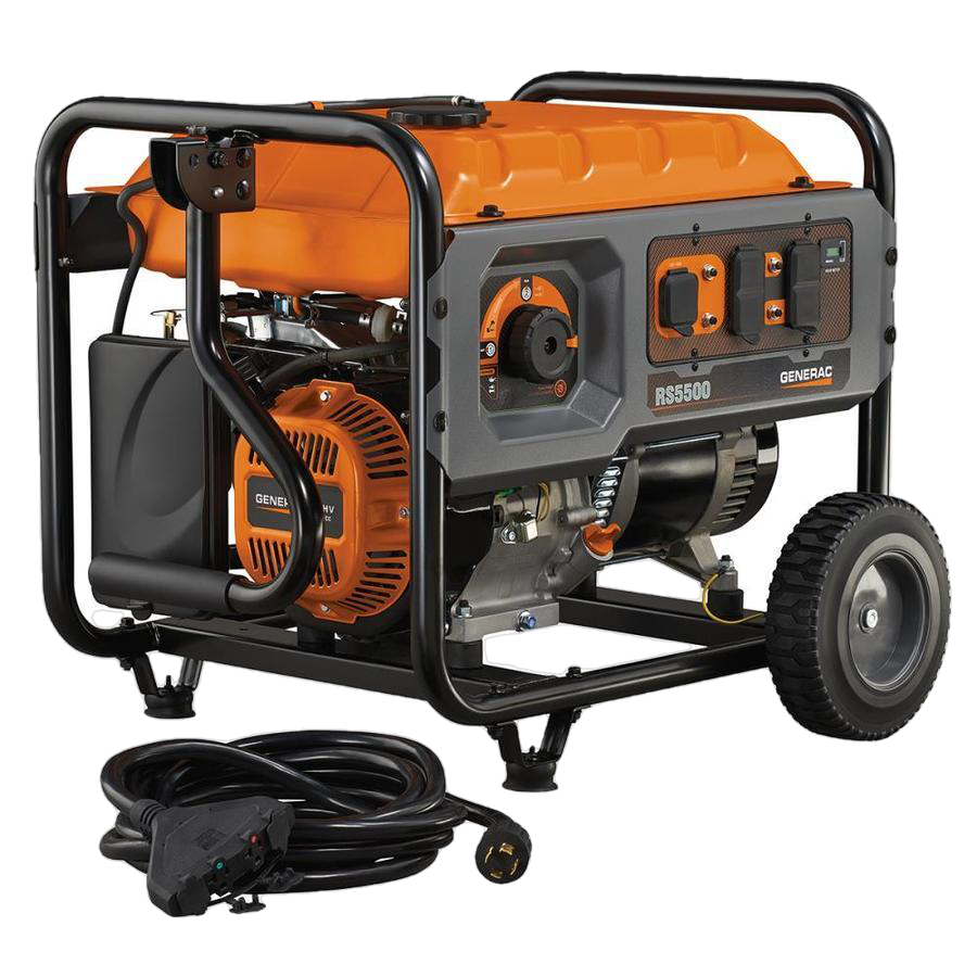 Generac RS5500 5500W/6875W Gas Rapid Start Generator New