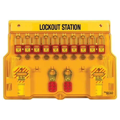 JJ Keller Lockout/Tagout Kit-10-Lock Station