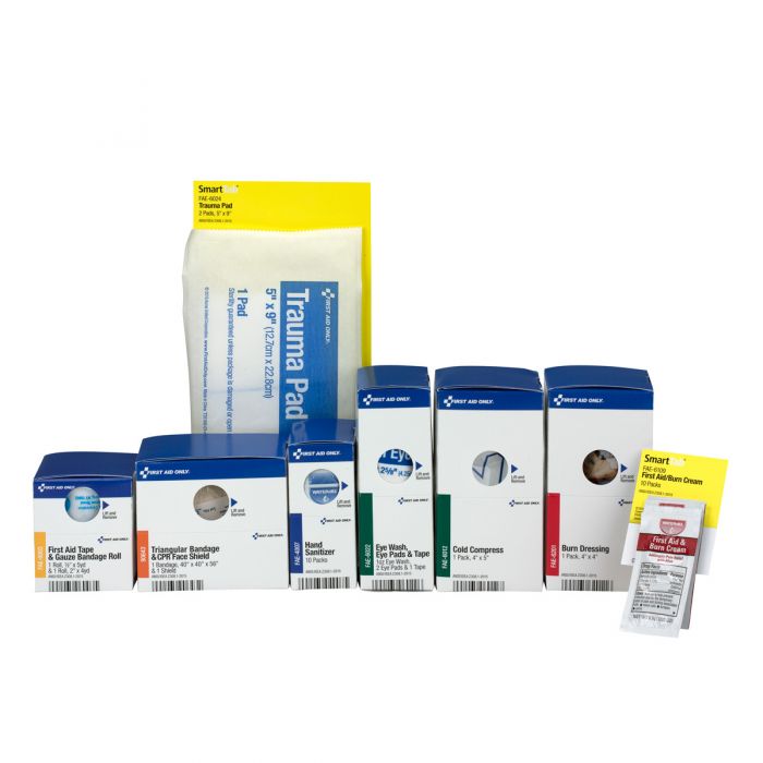 First Aid Only ANSI 2015 Retro Refill Pack for Medium Metal Food Service - 1350 Cabinets (Case of 5)