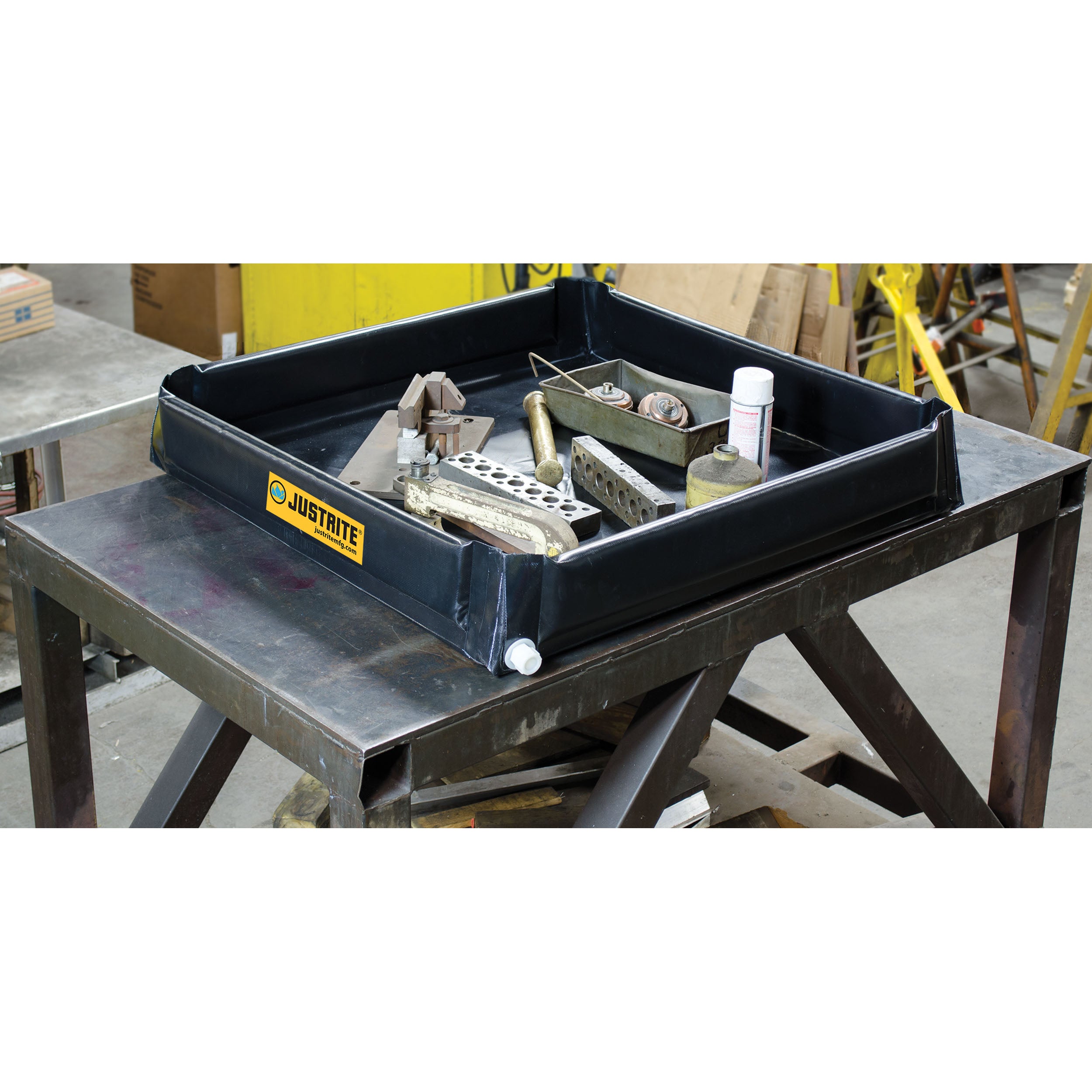 Justrite Mini-Berm Flex Tray