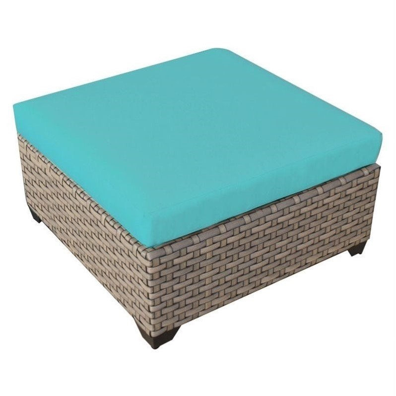 TKC Monterey Patio Wicker Ottoman