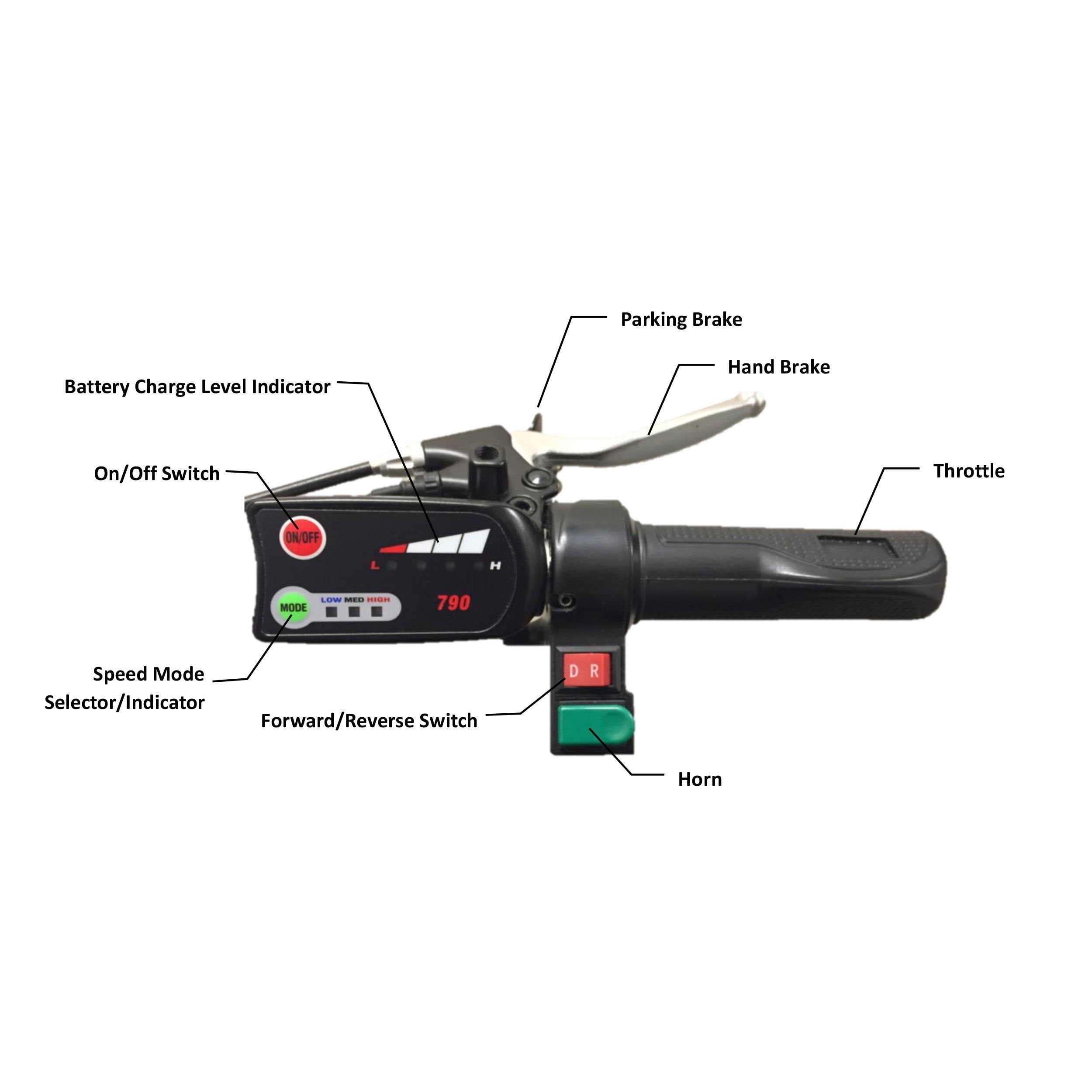 SmartScoot™ Lightweight Foldable 3-Wheel Mobility Scooter