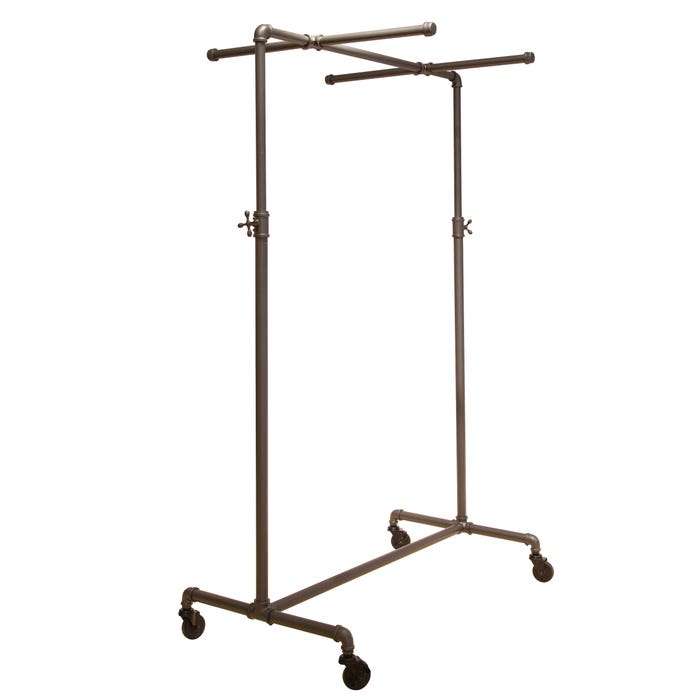 Econoco Pipeline Adjustable Ballet Rack with Two Cross Bars