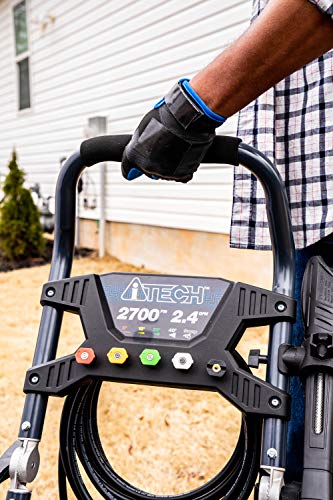 A-ITECH AT30-127001 Gas Powered Pressure Washer 2700 PSI & 2.4 GPM On-Board Soap Tank with 5 Nozzle Set, CARB Compliant