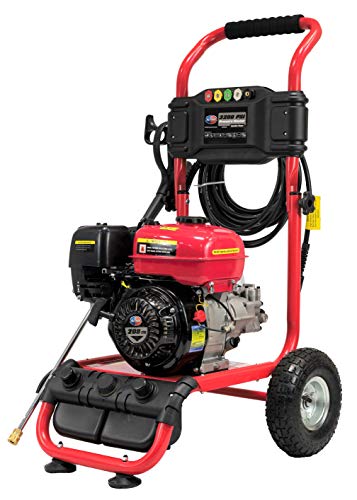 All Power America APW5119 3200 PSI 2.6 GPM Gas Pressure Washer, 30 ft High Hose, Black/Red