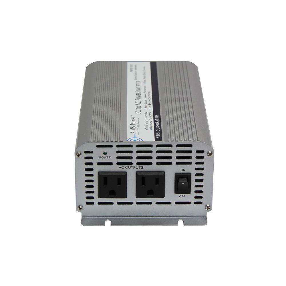 Aims Power PWRB1250 1250 Watt Power Inverter 12 Volt New