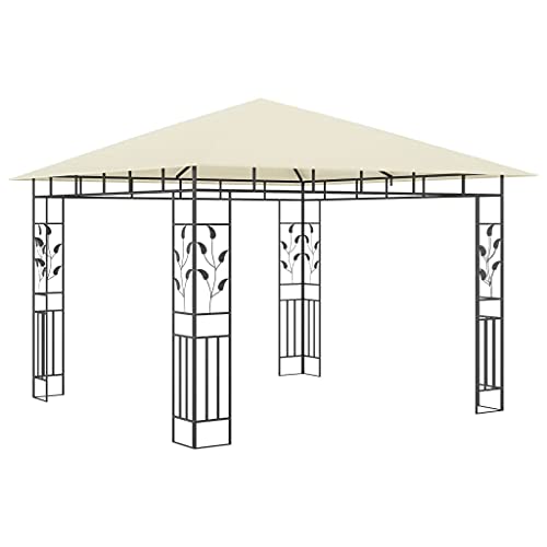 vidaXL Gazebo with Mosquito Net 19.7'x9.8'x9' Anthracite