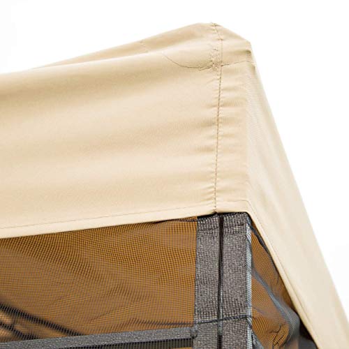 Sunnyglade Garden Gazebo 10' x 10' Patio Backyard Double Roof Vented Gazebo Canopy