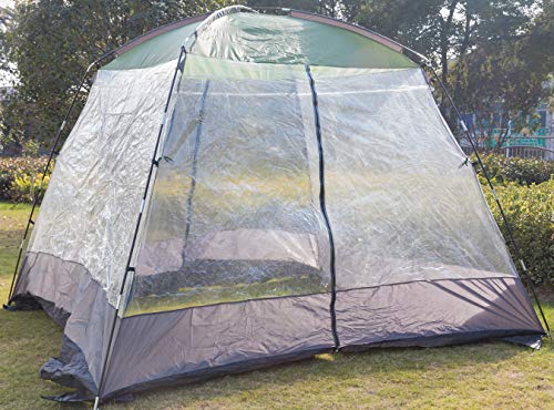 CAMPMORE Winter Screen House Room Warm House 4-6 Person Canopy Gazebos Weather Pod Greenhouse Sun Shelter for Patios Backyard Camping Outdoor