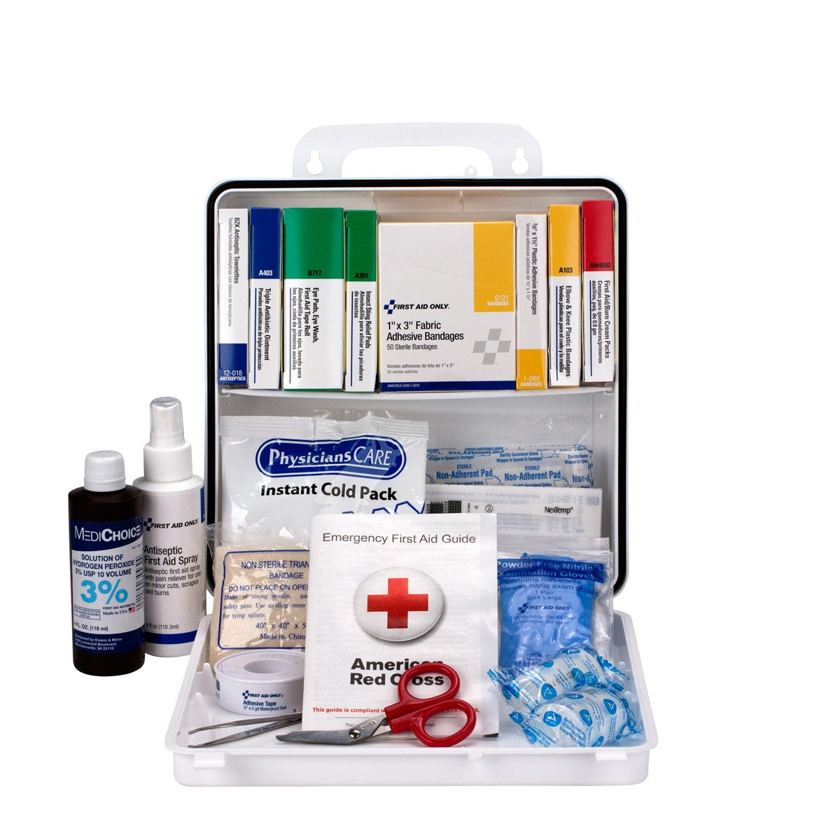 First Aid Only Pediatric 25 Person First Aid Kit, Plastic Case (12 per order)
