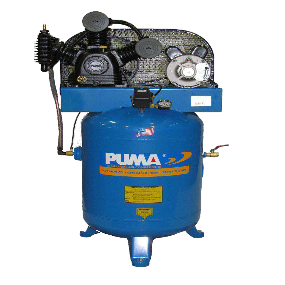 Puma TE-5040V 40 Gallon 5 HP Two Stage Air Compressor New