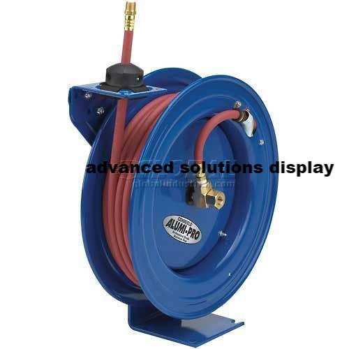 Alumi-Pro® Spring Rewind Hose Reel For Air/Water: 1/2
