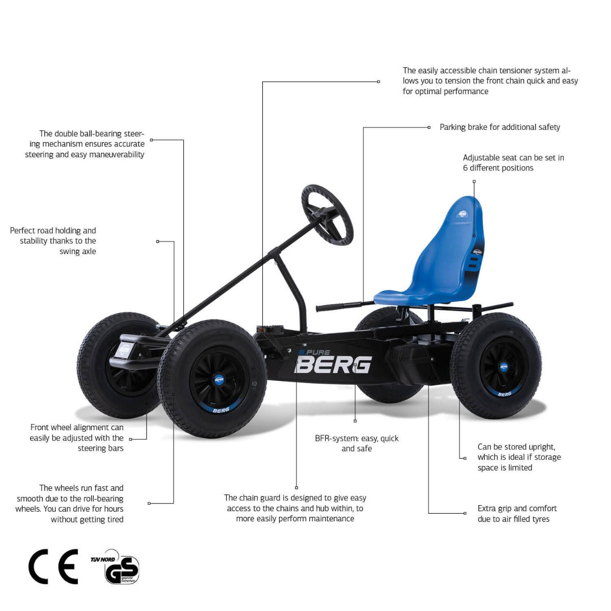 BERG XL B. Pure BFR Pedal Kart