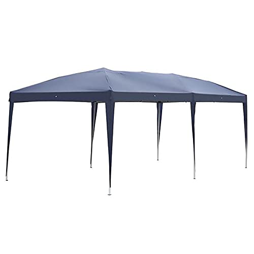 Large Gazebo, Steel Frame Garden Gazebos, Waterproof Outdoor Party Tent, Seasons Essential Pop Up Shelter, 3 x 6M (Blue)