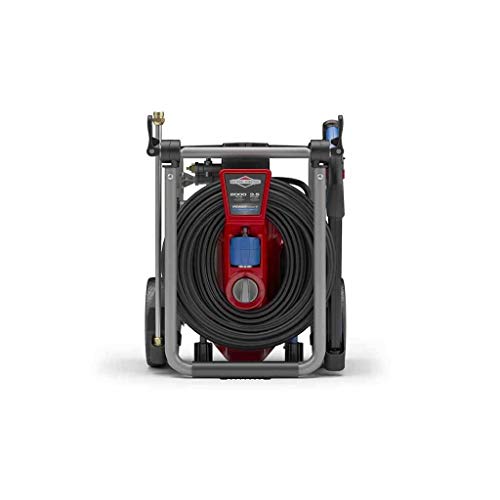 Briggs & Stratton S2000P 2000 MAX PSI at 1.1 GPM Electric Pressure Washer with Power flow+ Technology, Detergent Tank, 25-Foot High-Pressure Hose, and 7-in-1 Nozzle