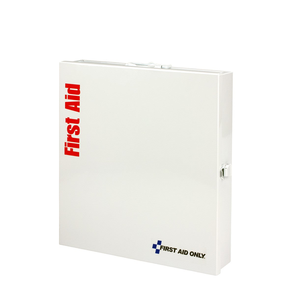 First Aid Only 50 Person Large Metal Smart Compliance First Aid Cabinet without Medications and with Custom Logo (Case of 10)