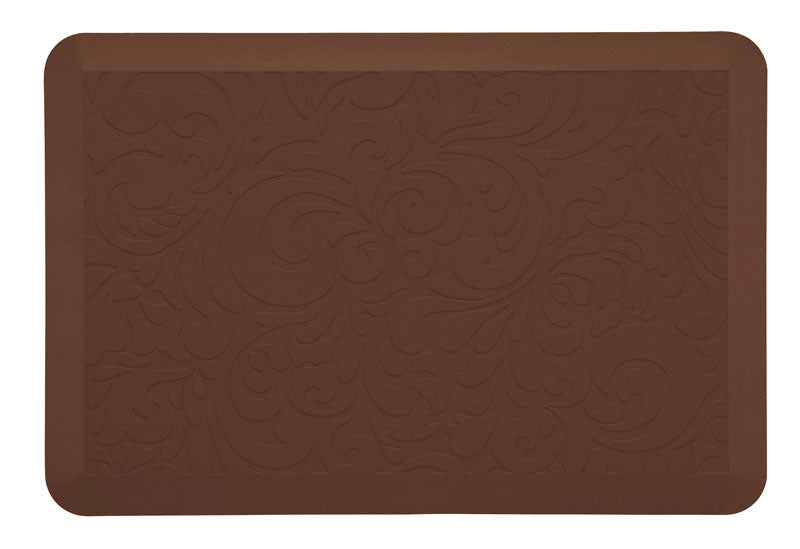 Comfort Co. Brown Polyurethane Nonslip Anti Fatigue Mat 30 in. L x 20 in. W (Pack of 6)