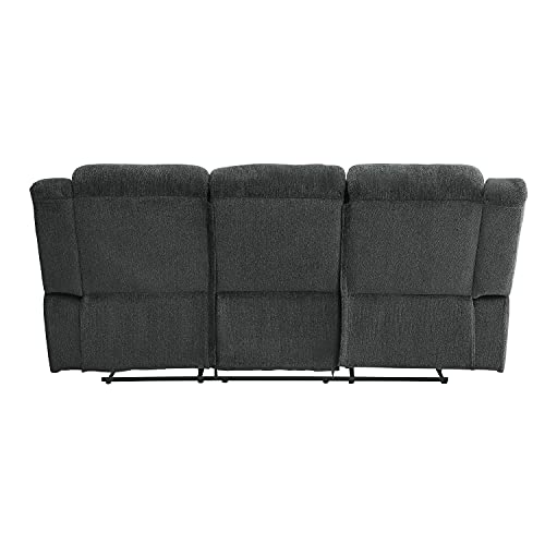 Lexicon Huddart Fabric Double Manual Reclining Sofa, 88