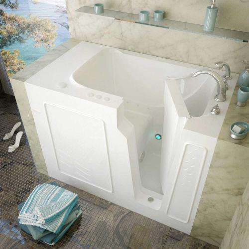 MediTub 2952RWA 29 x 52 Right Drain Air Jetted Walk-In Bathtub White New