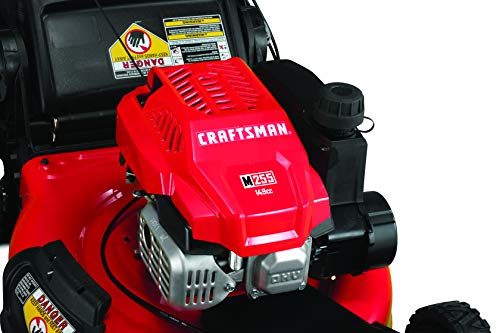 Craftsman 12AVU2V2791 149cc Engine Front Wheel Drive Self Propelled Lawn Mower, Red and Black