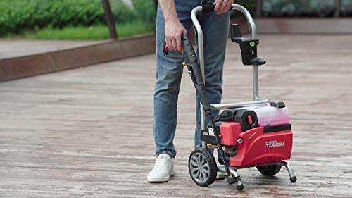 Hyper Tough Electric Pressure Washer 1800PSI Ideal for Car Wash Rugged Steel Fram, Red Black Electric Pressure Washer 1800PSI Ideal for Car Wash Rugged Steel Fram, Red Black